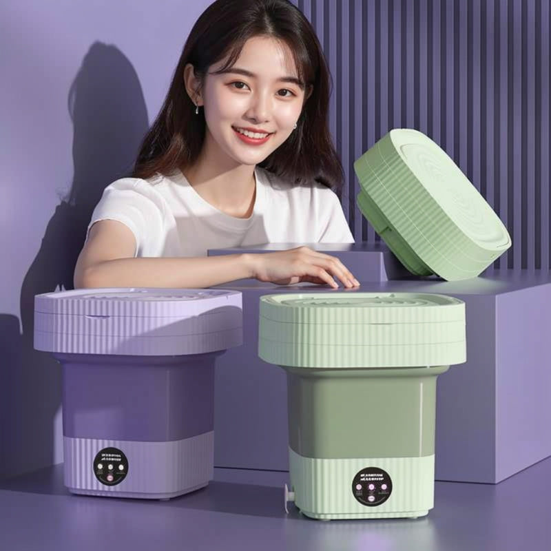 MINI LAVADORA PLEGABLE DE 12 LITROS CALIDAD PREMIUM