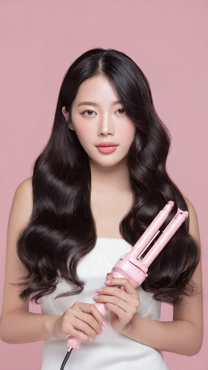✨💇‍♀️ TENAZA ONDAS DE SIRENA 6 EN 1 💇‍♀️✨